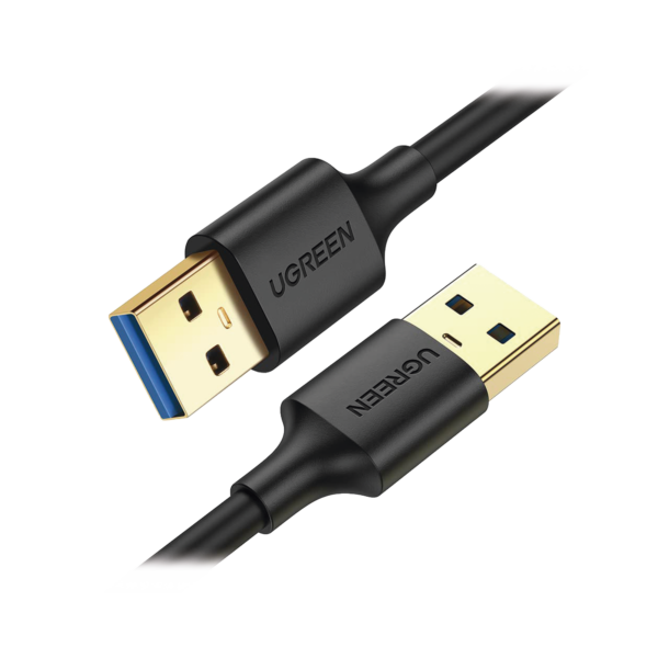 Cable USB-A 3.0 a  USB-A 3.0 / 1 Metro / Macho a Macho / Conector Niquelado / Núcleo de Cobre Estañado / Blindaje Múltiple / Velocidad 5Gbps / No Requiere Controlador / Compatible con USB2.0 Y USB 1.1