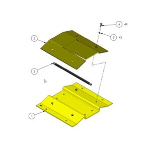 Sección libre de picos para barreras DKS 1603-180  y 1603-380 / Agregue un paso seguro para motocicletas o bicicletas