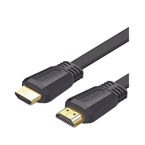 Cable HDMI 2.0 Plano de 3 m / 4K@60Hz / HDR / 3D / HEC (Canal Ethernet HDMI) / ARC (Canal de Retorno de Audio) / Color Profundo de 48 bits / Audio de 32 canales / HDCP /Audio Dolby True HD 7.1 / 18 Gbps / Estañado y Triple Blindaje / Anti Interfere