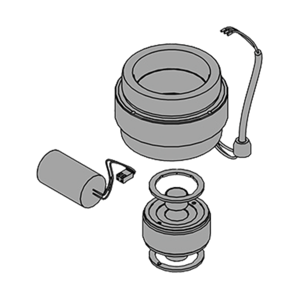 ESTATOR PARA FAAC 844 CON CONDENSADOR DE 18 UF