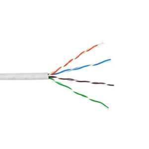 Bobina de Cable de 305 Metros UTP Cat6 Riser / Color Blanco / Uso en INTERIOR / UL