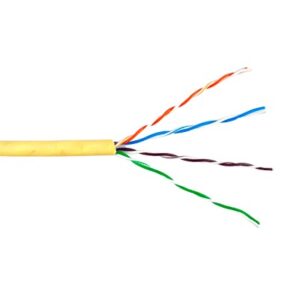 Bobina de Cable de 305 Metros UTP Cat6 Riser / Color Amarillo / UL