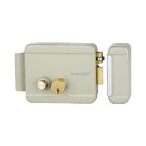 Cerradura Eléctrica con Botón de Salida/ Incluye Llave / Exterior / Derecha