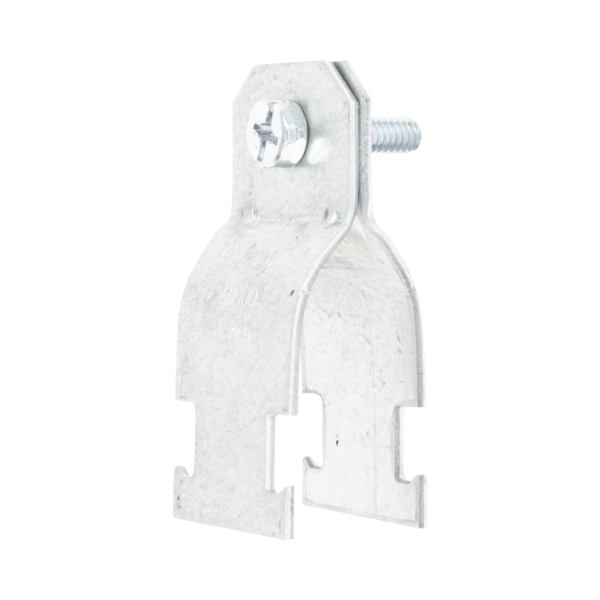 Abrazadera Unicanal para Conduit Pared Gruesa y PVC de 3" (76 mm).