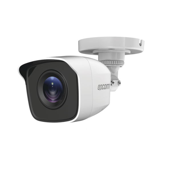 Bala TURBOHD 5 Megapíxel / Lente 2.8mm (85° de Visión) / Exterior IP66 / IR EXIR 20 mts / TVI-AHD-CVI-CVBS / Metal