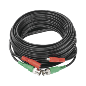 Cable coaxial ( BNC RG59 ) + Alimentación / SIAMÉS / 10 Metros / 100 % COBRE / Para Cámaras 4K  / Uso interior y exterior