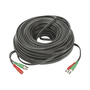 Cable coaxial ( BNC RG59 ) + Alimentación / SIAMÉS / 50 Metros / 100 % COBRE / Para Cámaras 4K  / Uso interior y exterior