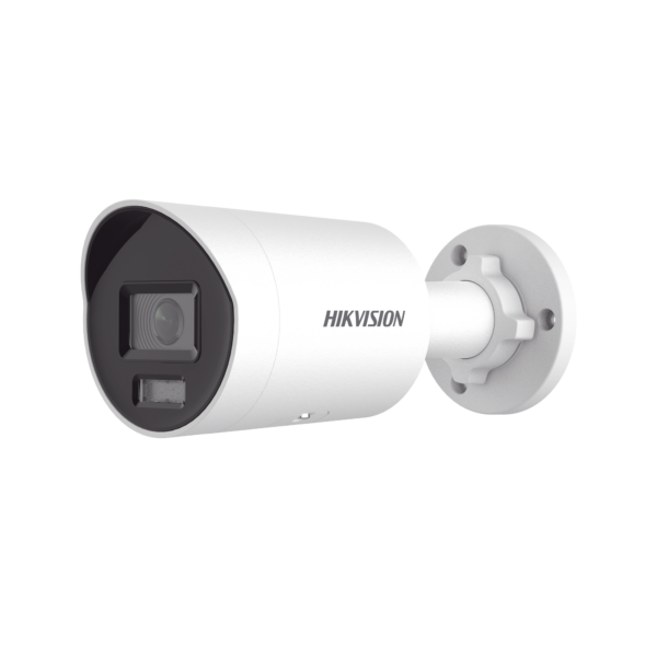 [Dual Light + ColorVu] Bala IP 8 Megapixel (4K) / Lente 2.8 mm / 40 mts IR + 40 mts Luz Blanca /  Microfono Integrado / Exterior IP67 /   WDR 130 dB / ACUSENSE (Filtro de Falsas Alarmas) / Captura Facial / PoE / Metal / ACUSEARCH