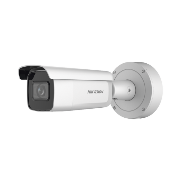 Bala IP 4 Megapixel / Lente Mot. 2.7 a 13.5 mm / 60 mts IR EXIR / Exterior IP67 / IK10 / Anticorrosivo / WDR 120 dB / PoE + / Micro SD / 4 Analíticos: AcuSense