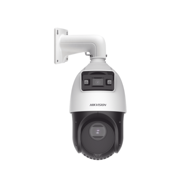 [TandemVu] Domo PTZ IP 4 Megapixel con Cámara Fija 4 Megapixel / 15X Zoom / 100 mts IR / IP66 / ACUSENSE / PoE+ / Entrada-Salida de Audio y Alarma / Ultra Baja Iluminación / MicroSD