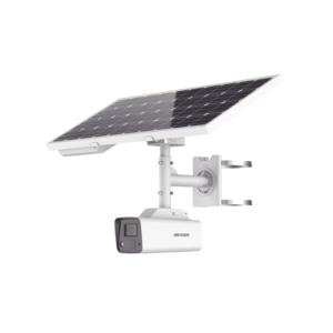 Kit Solar IP All in One / Cámara Bala ColorVu 4 Megapixel / Lente 4 mm / Panel Solar / Batería de Respaldo de Litio 23.2Ah (Hasta 24 Días) / Conexión 4G / Accesorios de Instalación