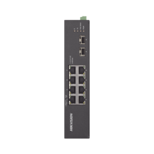 Switch Industrial No Administrable Gigabit / 6 Puertos Gigabit PoE+ (30 W) + 2 Puertos Gigabit PoE++ (60 W) / 2 Puertos SFP / 120 W Total / 48 a 57 VCD / Ideal para Proyectos / 300 Metros de Distancia