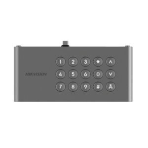 Módulo de Teclado para Frente de Calle IP DS-KD9633-WBE6 / Conexión USB-C / 15 Botones / IP65 / IK07