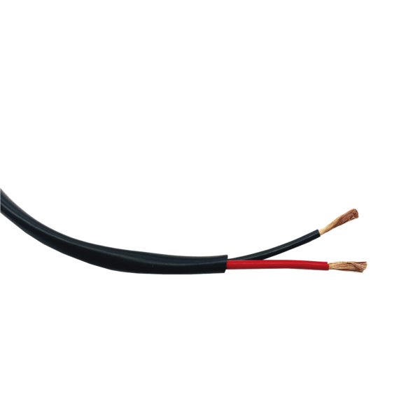 Bobina de 152 Metros / 12AWG 2 Conductores / Cable Profesional de ALTA FIDELIDAD 100% Cobre / Exterior / Direct Burial / Color Negro / Para Aplicaciones de Audio