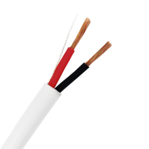 Bobina de 152 Metros / 12AWG 2 Conductores / Cable Profesional de ALTA FIDELIDAD 100% Cobre / Libre de Oxígeno / Interior / Color Blanco / Para Aplicaciones de Audio