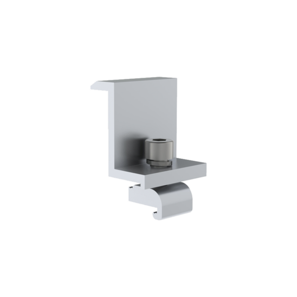 Sujetador final 40 mm para montaje de paneles solares en riel7