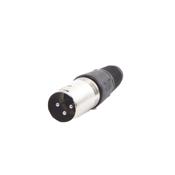 Conector XLR 3 Pines Macho | Ideal para Conexiones de Micrófonos