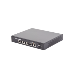 Switch EdgeMAX Administrable de 8 Puertos Gigabit con PoE+/PoE Pasivo 24V + 2 Puertos SFP