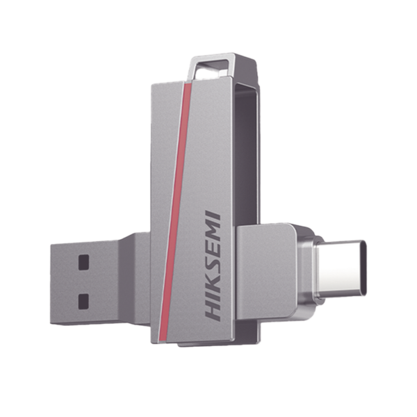 Memoria USB Dual de 128 GB / USB-C y USB-A / Transferencia de Alta Velocidad / Metálica / Compatible con Dispositivos Móviles