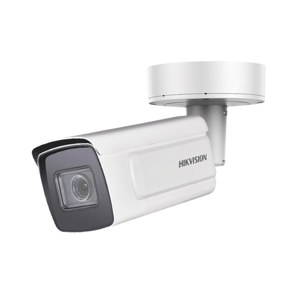 Bala IP 4 Megapixel / Lente Mot. 2.8 - 12 mm / 50 mts IR EXIR / IK10 / Reconocimiento Facial / WDR 140 dB / DeepinView / Búsqueda por Atributos / Heat Map / ACUSENSE / Micro SD