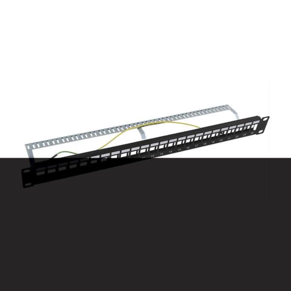 Patch panel modular Blindado (STP) de 24 puertos