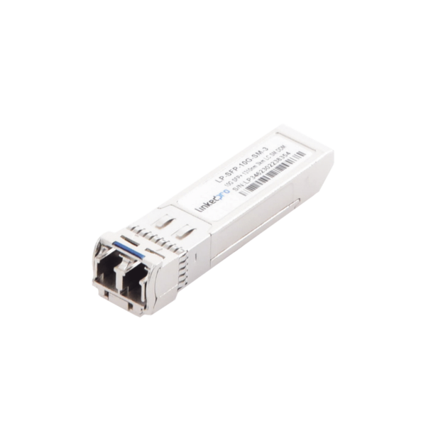 Transceptor Óptico SFP+ (Mini-Gbic) / Monomodo 1310 nm / 10 Gbps / 10GBASE / Conectores LC/UPC Dúplex / DDM / Hasta 3 km