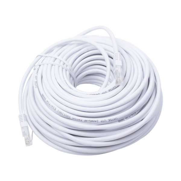 Cable de Parcheo UTP Cat5e - 30 metros - Blanco