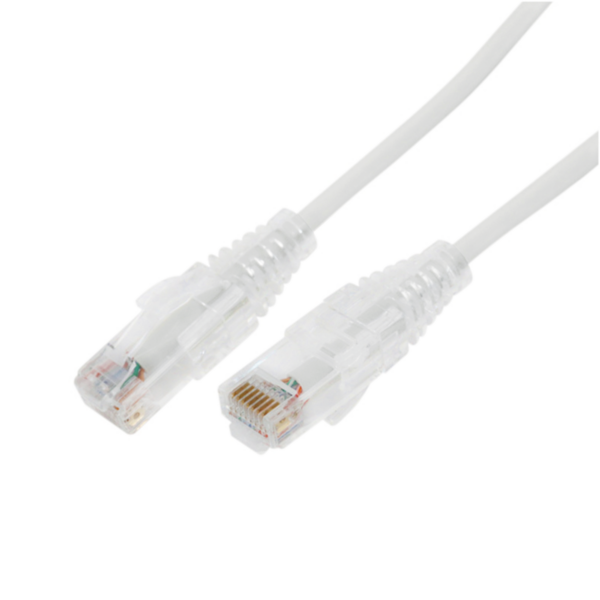 Cable de Parcheo Slim UTP Cat6A - 10 m Blanco