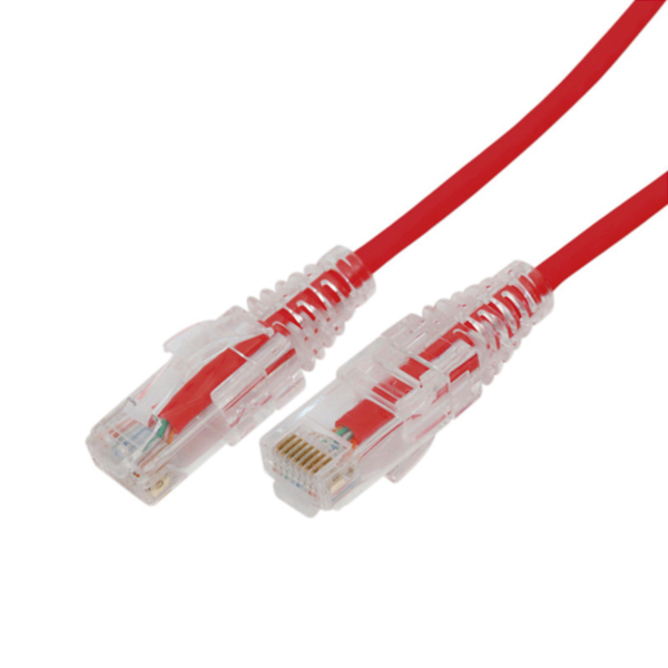 Cable de Parcheo Slim UTP Cat6A - 1 m Rojo