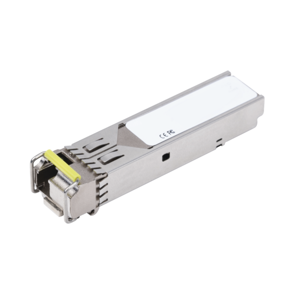 Transceptor WDM mini-Gbic SFP 1G LC TX:1310nm RX:1550 para fibra Mono Modo 10 Km