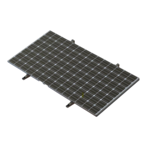 Montaje Para Piso de Concreto Para un Modulo Fotovoltaico  de 450 a 660W