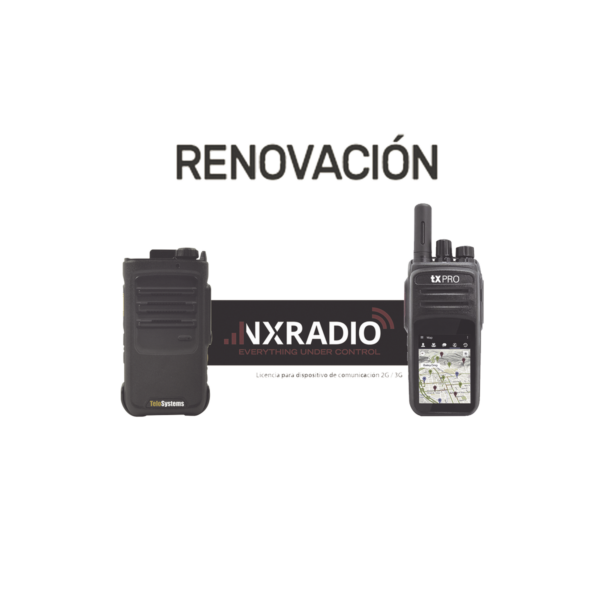 Renovacion de Servicio Anual NXRadio para Terminales NXPOC130