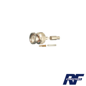 Conector BNC Macho de Anillo Plegable para Cables RG-316/U