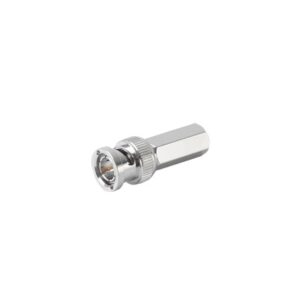 Conector BNC Macho de Ensamble Roscable (Hex.) en Sentido de las Manecillas de Reloj para Cable Coaxial RG-59/U