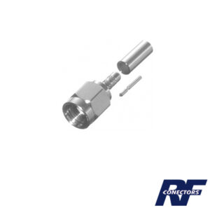 Conector SMA Macho de anillo plegable para cable RG-174/U