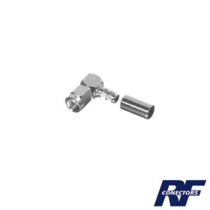 Conector SMA Macho en A/R de anillo plegable para cable RG-142/U.