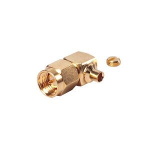 Conector SMA Macho en A/R para cable Semi-Rígido de 0.085" de Diámetro