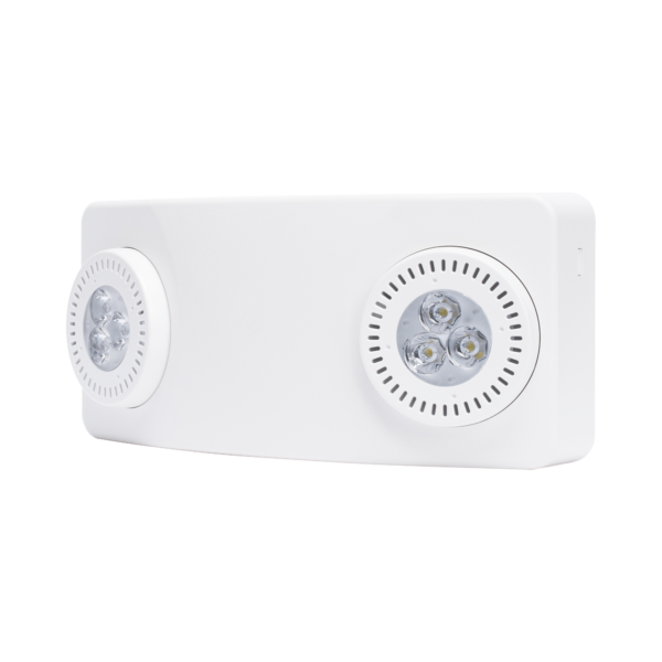 Luz de Emergencia Dual LED /520lm/uso rudo/montaje en pared o techo/batería de respaldo incluida