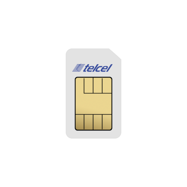 SIM SYSCOM 1GB mensual para dispositivos móviles 3G/4G (Telcel) 1 año de servicio (solo datos)