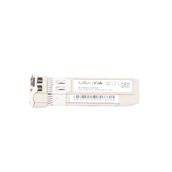 Transceptor MiniGbic SFP+ 10G LC Duplex para fibra Multi Modo 300mts