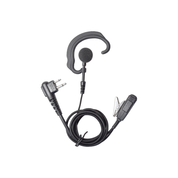 Micrófono Audífono de Solapa Estilo Gancho / CABLE FIBRA TRENZADA KEVLAR ULTRA RESISTENTE Pararadios GP300/SP50/P1225/PRO3150/EP450/EP350/MAG ONE/RDU2020/XV2600 y TC-500/518/600/610/620/700/1600/700EX