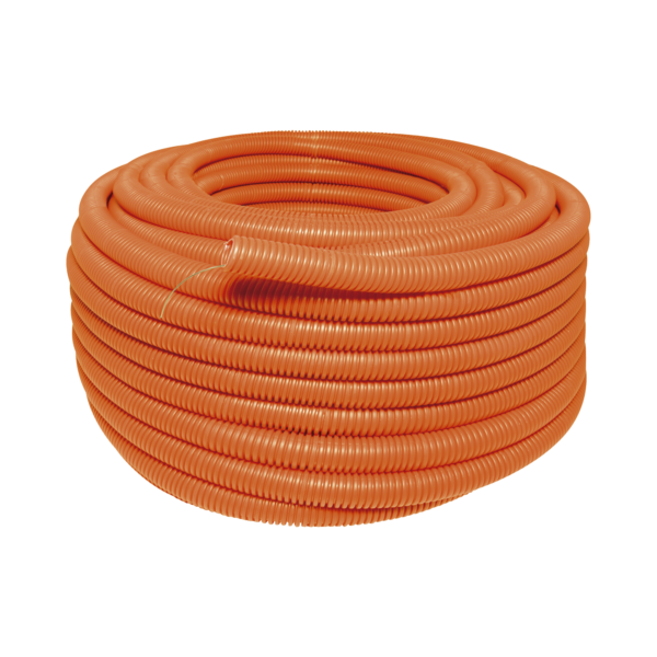 Manguera flexible Reforzada 3/4" x 50 m /Polietileno Alta Densidad HDPE/ Sin guía /Resistente a Intemperie.