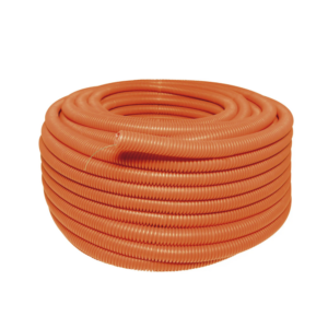 Manguera flexible Reforzada 1/2" x 100 m /Polietileno Alta Densidad HDPE/ Con guía /Resistente a Intemperie.