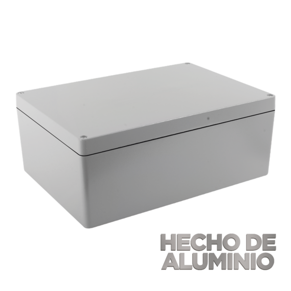 Gabinete de Aluminio para Exterior (IP66) de 390 x 280 x 158 mm con Rápida Disipación de Calor