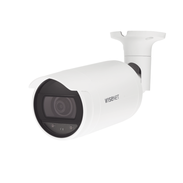 Cámara IP Tipo Bala 4 Megapíxel / Lente 4mm / IR 25M / WDR 120db / IP66 / H.265 & WiseStream / modo pasillo / POE 802.3af