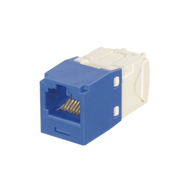 Conector Jack RJ45 Estilo TG con Llaveado Azul