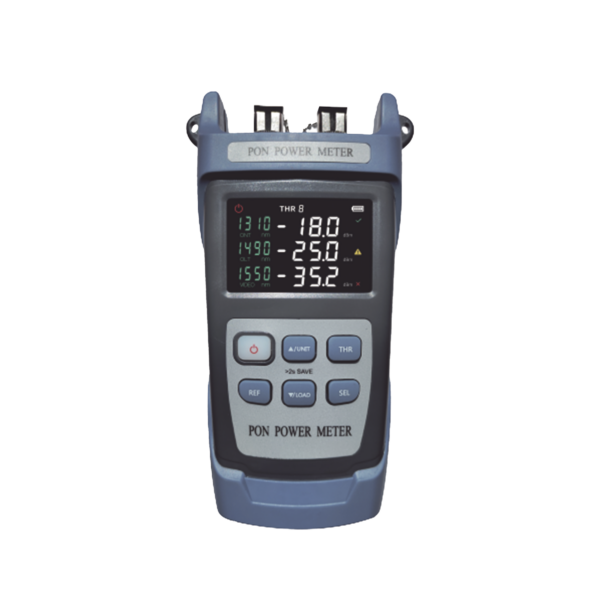 Medidor de Potencia Óptica (OPM) para Fibra Óptica en Redes FTTx / Soporta 3 Longitudes de Onda: 1310nm