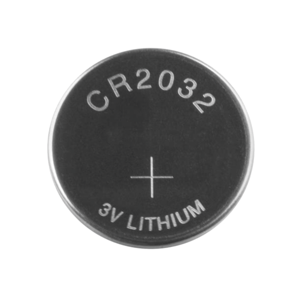 Batería de litio CR2032 de 3 V a 225 mAh (No recargable)