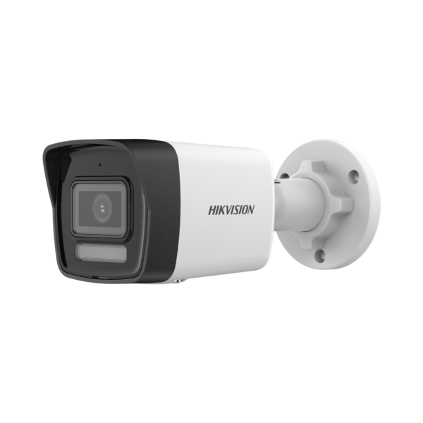 [Dual Light] Bala IP 8 Megapixel (4K) / Lente 2.8 mm / 30 mts IR + 30 mts Luz Blanca / Micrófono Integrado / ACUSENSE Lite / Exterior IP67 / H.265 / PoE / ONVIF / Micro SD