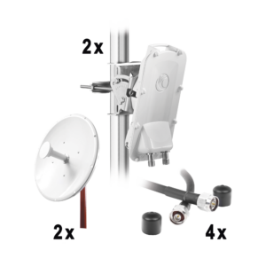 Enlace Backhaul completo de alta capacidad